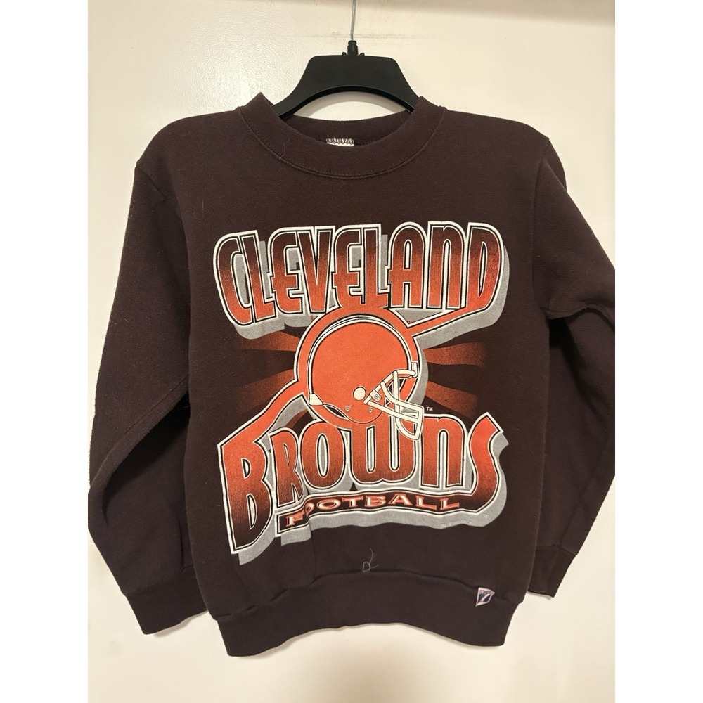 Vintage Cleveland Browns Logo 7 Crewneck Sweatshirt Size S